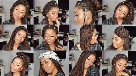 30 Ways To Style Your Box Braids Fashion Style