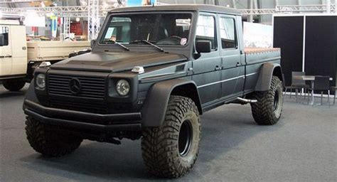 Monster Mercedes Benz G Wagen Pick Truck Conversion Mercedes Benz