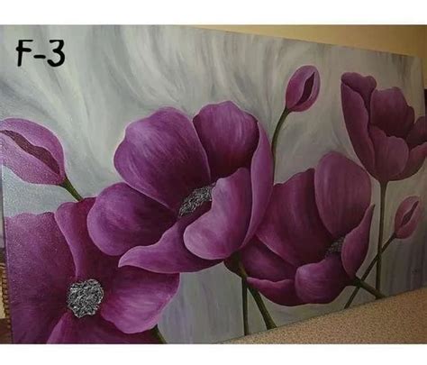 Cuadros Al Óleo De Flores Modernos 2064 Pinturas Florales