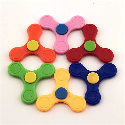 mini fidget spinner toy trispinner autism sensory classroom toys ebay