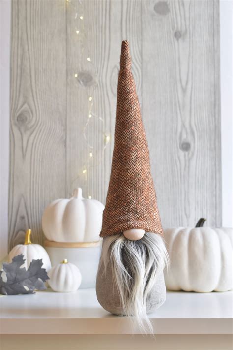Our aesthetic minimalistic style can fit in any modern home. Thanksgiving Gnome Decoration, Handmade Nordic Gnome ...