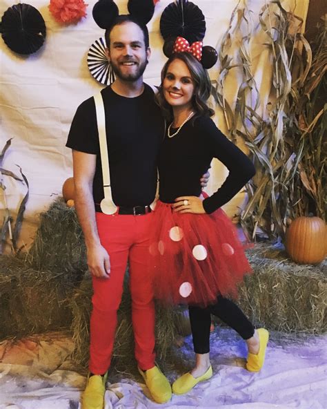 Mickey And Minnie Mouse Halloween Couple Costume Cute Couple
