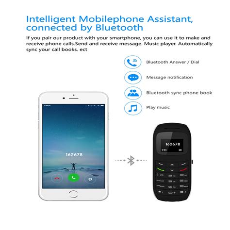 L8star Bm70 Thumb Small Gsm Mobile Phone Bluetooth Dialer Headset