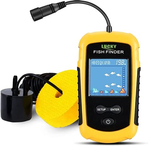 Lucky Kayak Portable Fish Depth Finder Water Handheld Fish Finder Sonar
