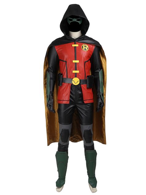 Justice League Vs Teen Titans Damian Wayne Robin Halloween Cosplay