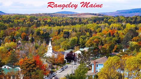Rangeley Maine Maines Western Mountains Region 4k Uhd Youtube