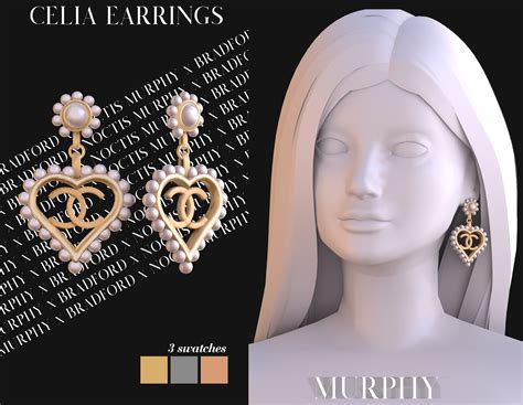 Celia Earrings Chanel Month 20 Day 3 Murphy X Bradford X Noctis