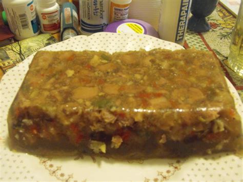 Jellied Pork Hock A Delicious Meat Dish For Breakfast Or Lunch
