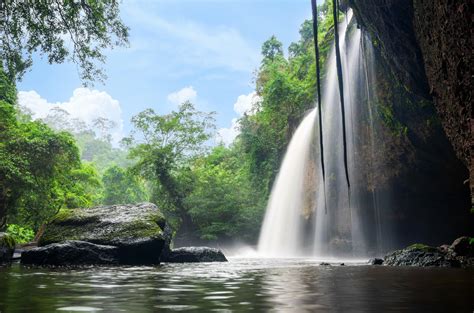 Sfondi Thailandia Heo Suwat Waterfall Khao Yai National 2560x1695