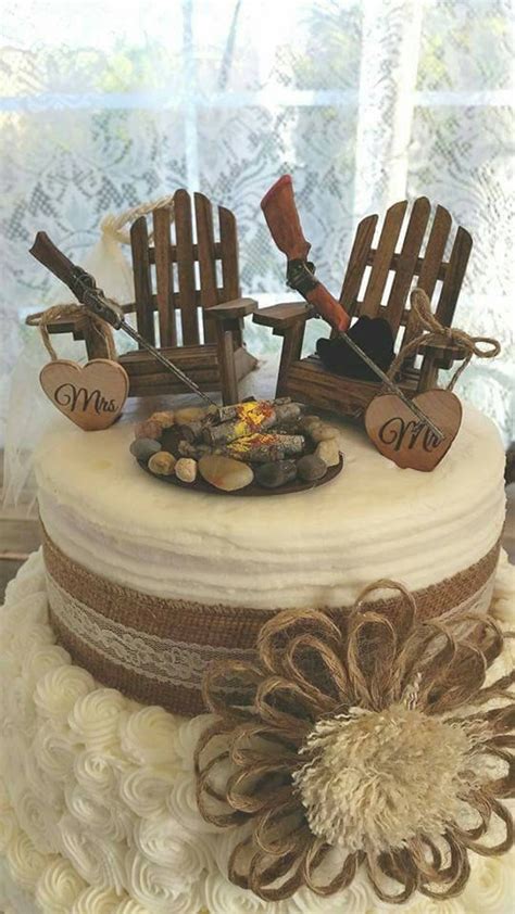 Shot Gun Riffle Hunting Wedding Cake Topper Gun Deer Etsy