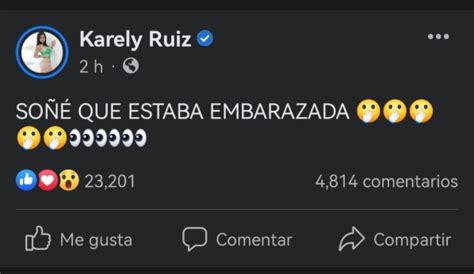 ¿karely Ruiz Está Embarazada Este Mensaje Desata Controversia La