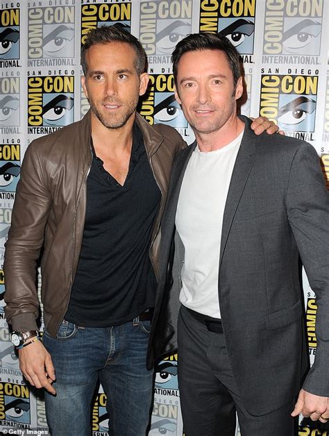 Hugh Jackman Continues His Long Running Feud With Ryan Reynolds Daily Mail Online