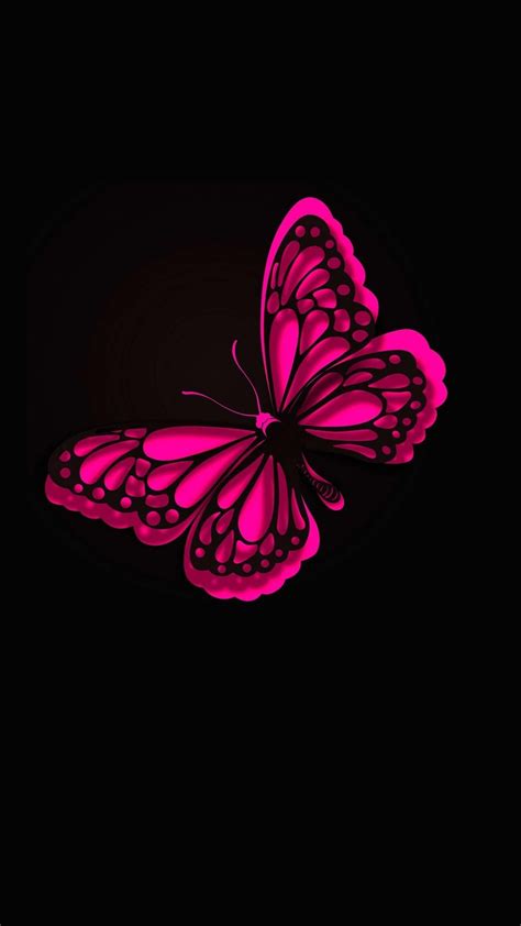 Iphone Wallpaper Hd Pink Butterfly Cute Wallpapers 2023