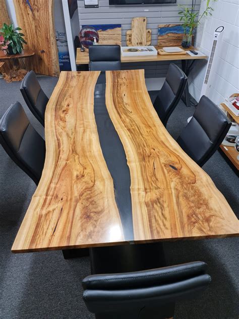 Custom Made Epoxy Resin River Tables And Furniture Aussie Camphor