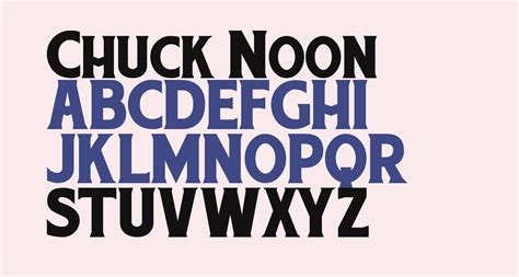 Chuck Noon Free Font What Font Is