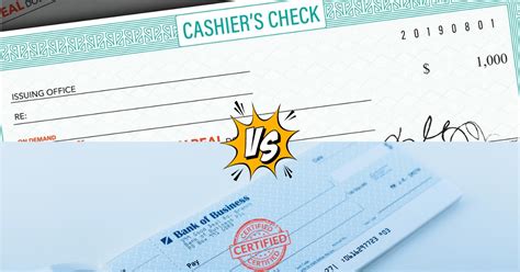 Cashiers Check Vs Certified Check Detailed Comparison In 2024