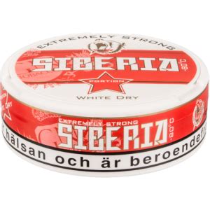 Siberia -80 Degrees White Dry Portion | Snushandel.se ...