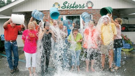 Drenched Sisters And Friends Accept Ice Bucket Challenge The Troy