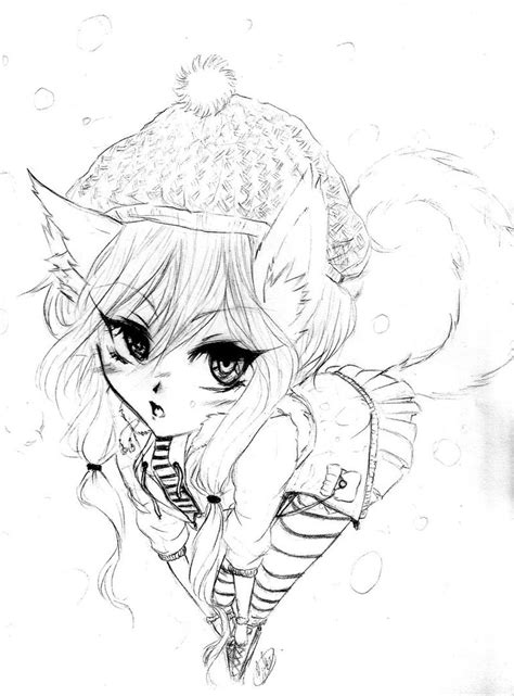 Wolf Girl Drawing At Getdrawings Free Download