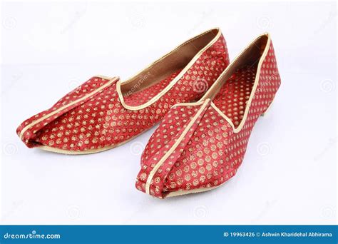 Pair Of Traditional Indian Shoes Stock Photo Image Of Pair Indian