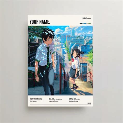 Anime Poster Your Name Poster Minimalist Poster A3 Your Name