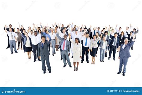 Multiethnic Group Of Business People Celebration Stock Photo Image