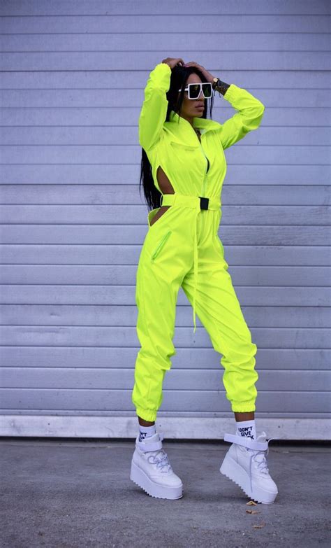 Neon Outfits Hip Hop Outfits Rave Outfits Stylish Outfits Sport