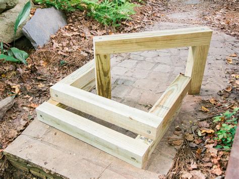 How To Build Outdoor Wood Steps How Tos Diy