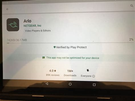 That's why the play store is saying you don't have any devices; Arlo App on Amazon Fire HD 8 (Google Play store) n ...