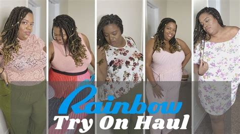 Rainbow Try On Haul Plus Size Try On Haul Honest Rainbow Review