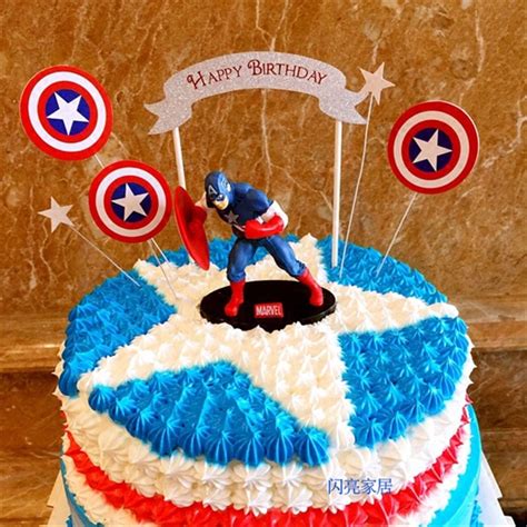 This theme is a favorite among boys, and adding games, activities and party foo. the avengers toys superhero decorations cupcake toppers ...