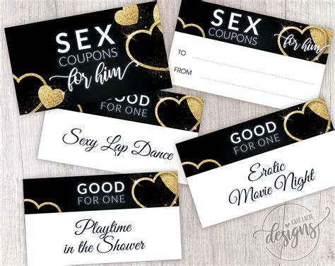 Christmas Sex Coupons For Him Love Sex Coupons For Men Sexy Etsy