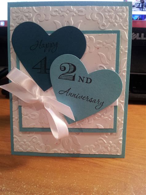 Diy Wedding Anniversary Cards For Parents
