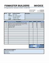 Roofing Invoice