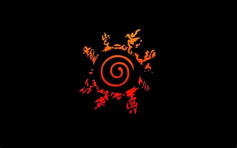 Wallpaper Illustration Anime Text Logo Naruto Shippuuden Circle