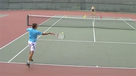 Four players play mini tennis in the service boxes plus alleys. All about forehand Forehand Drills - Tennis Drills ...