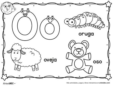 Colorear Dibujo De Letra O Dibujos Infantiles Gratis Vivajuegos Images