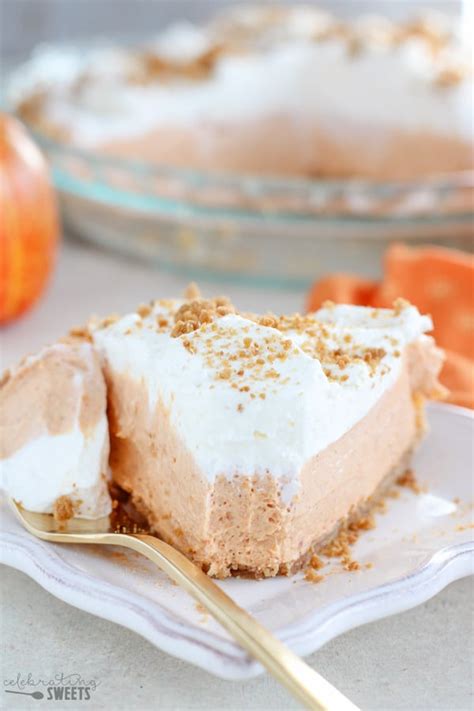 Serve each slice with a dollop of whipped cream! Easy Quick Pumpkin Pie With Cream Cheese - Easy Caramel ...