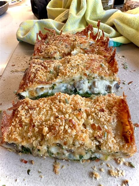 Mushroom And Spinach Zucchini Lasagna Loaf Hungry Happens