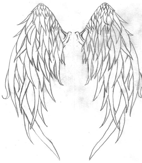 Angel Wing Drawing Tutorial At Getdrawings Free Download