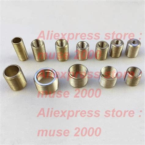 M4 M5 M6 M8 To M10 M12 M14 Brass Hollow Screw Adapter Inner Outer
