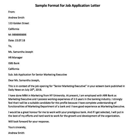We have prepared a job application letter structure with common phrases for you to help you compose the letter and ensure you use the right tone. How to Write an Application Letter for Job Vacancy with Sample