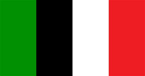Muslim Flag Color Scheme Black