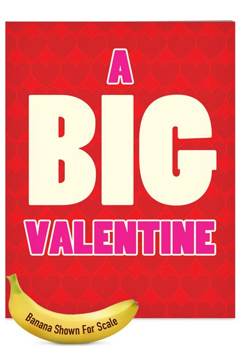 Maybe you would like to learn more about one of these? Giant Big Valentine Big Ones Valentine's Day Card By