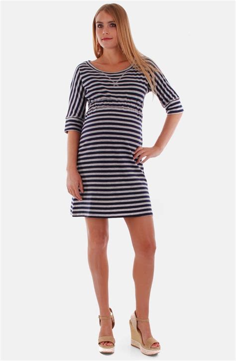 Everly Grey Shelby Stripe Maternity Dress Nordstrom