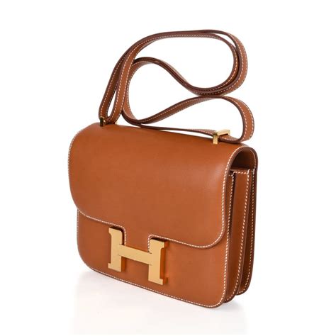 Hermes Constance Bag 18 Rare Fauve Barenia Leather Gold Hardware