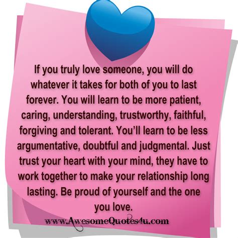 Awesome Quotes If You Truly Love Someone