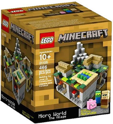 Lego Minecraft Micro World The Village Set 21105 Toywiz