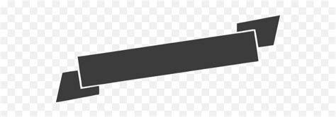 Online Banner Title Box Ribbon Vector Title Box Black And White Png