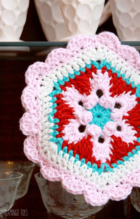 Milward's steel crochet hook no. Crochet Star Lily Hexagon Potholder